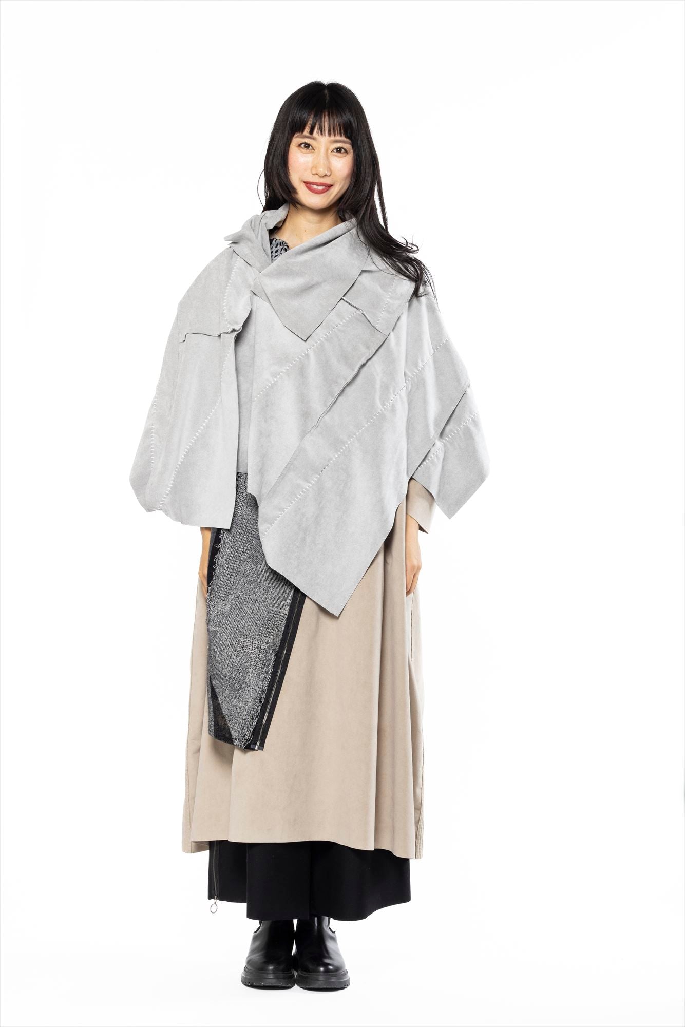 HYBRID PONCHO［Ultrasuede® LX］