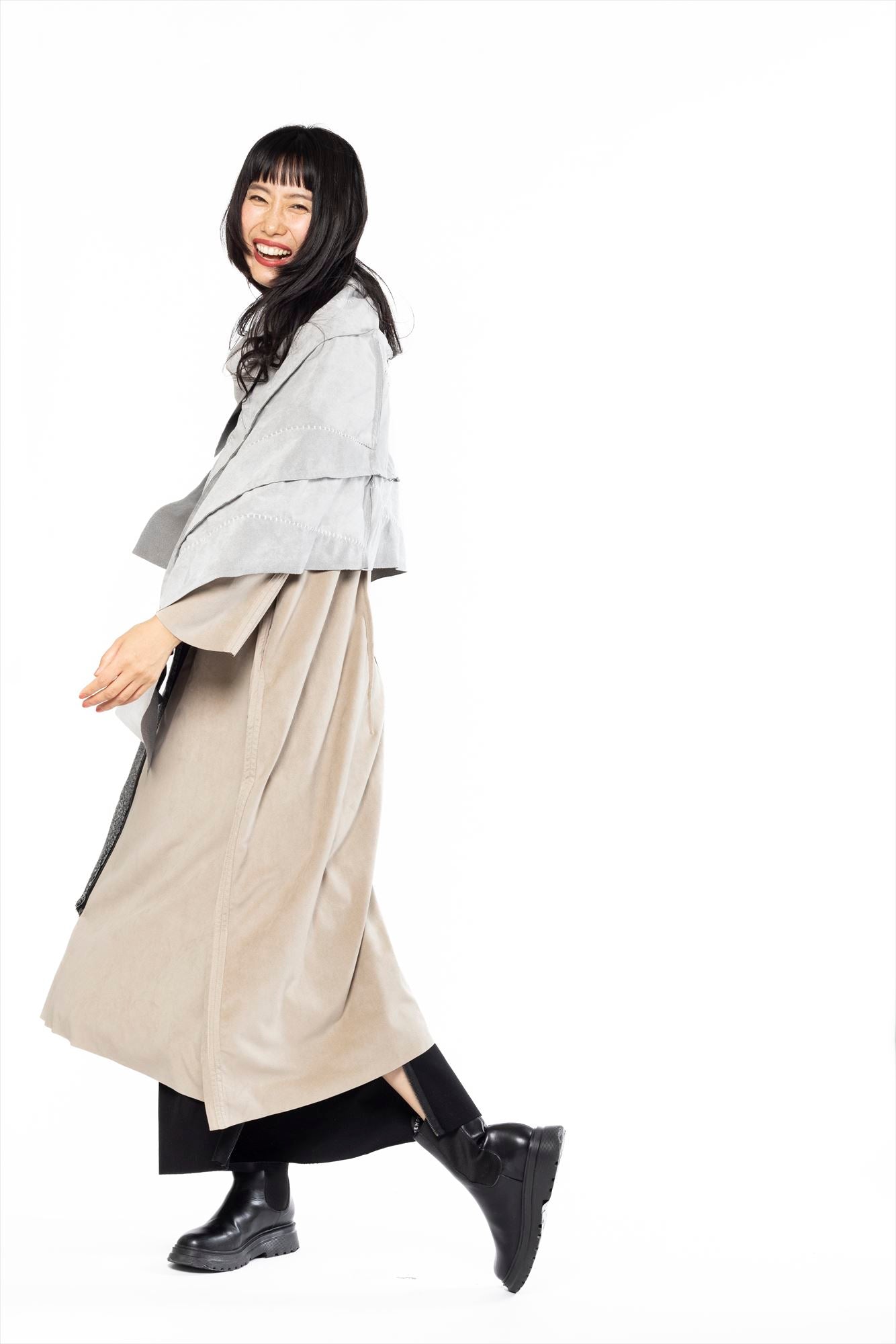 HYBRID PONCHO［Ultrasuede® LX］