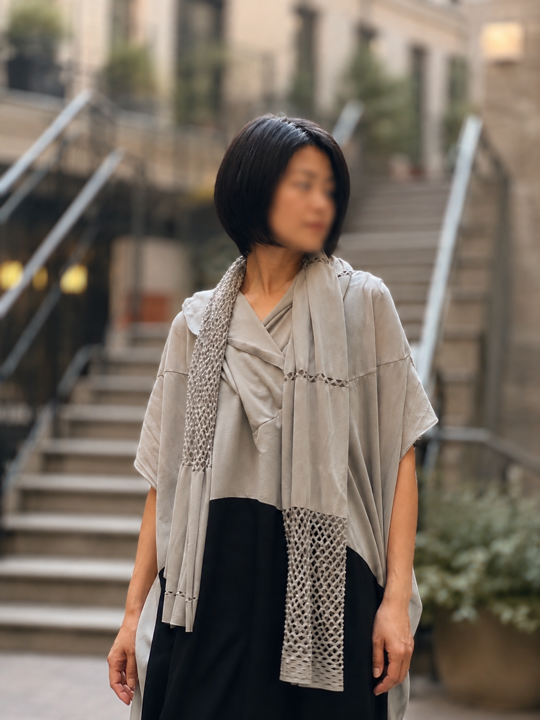WABI CORNICE SCARF［COTTON］