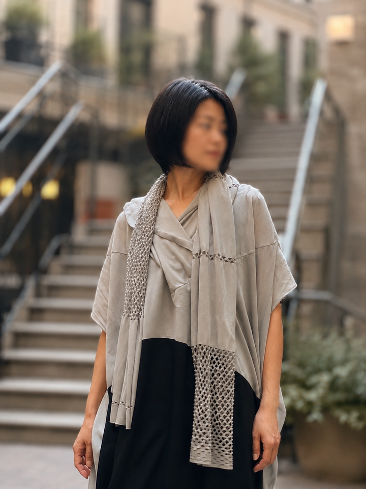 WABI CORNICE SCARF［COTTON］