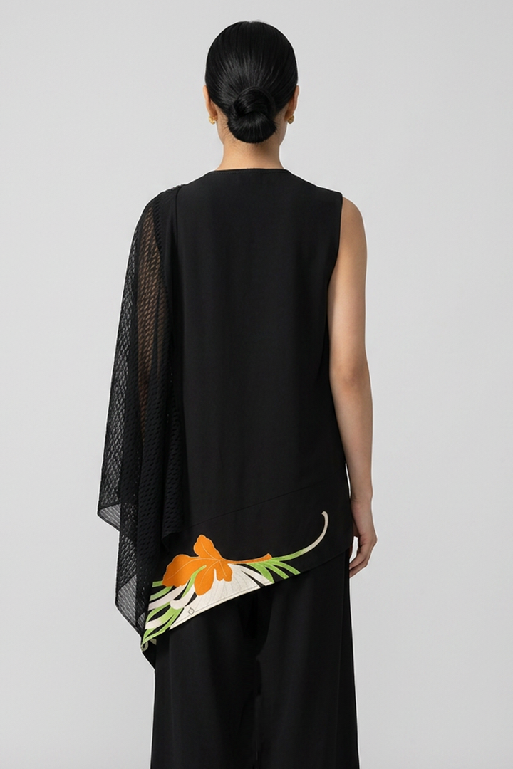 KIMONO PONCHO DRESS［SILK］ #mgakimono
