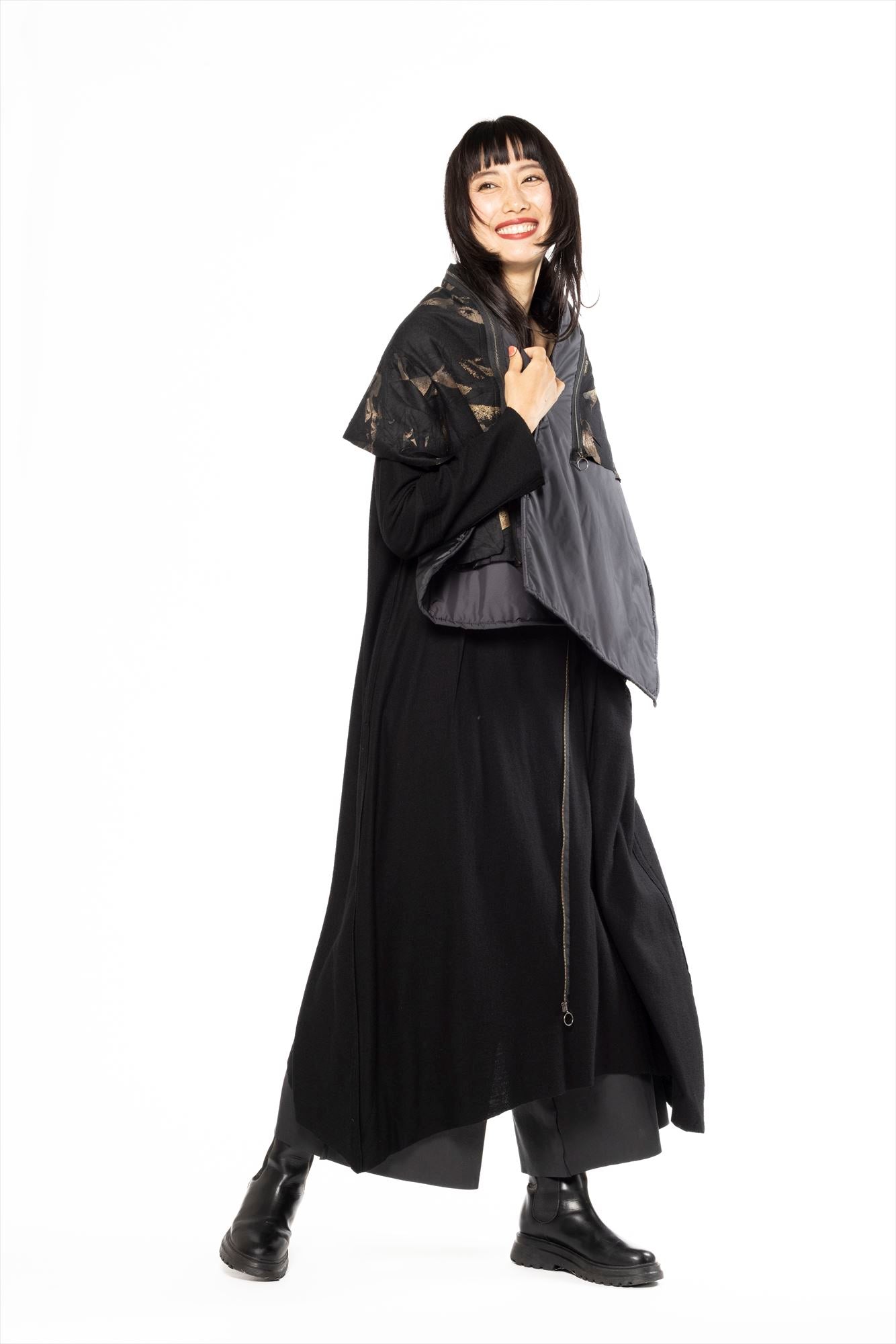 ZIP QUILTING CAPE