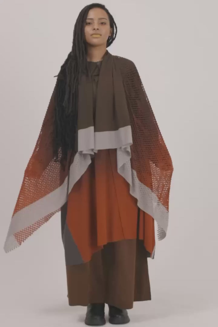 PLAIN CORNICE STOLE［COTTON］GRADATION