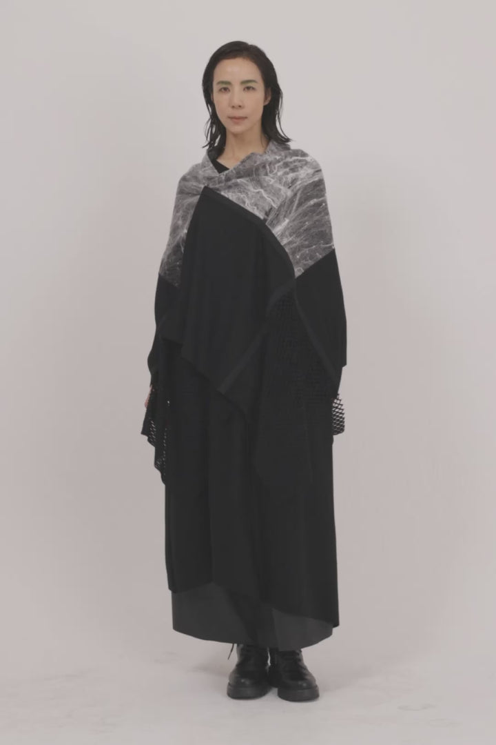 ANGEL STOLE［WOOL］SILK NEEDLE PUNCH