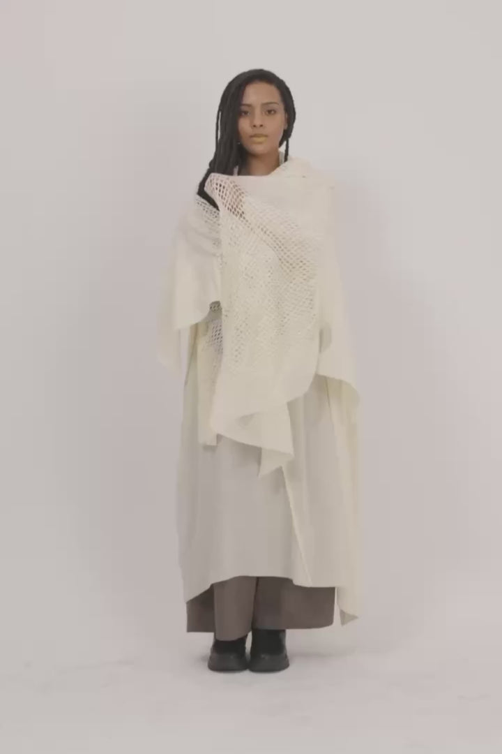 CROPPED SHOULDER ONE PIECE［WOOL］