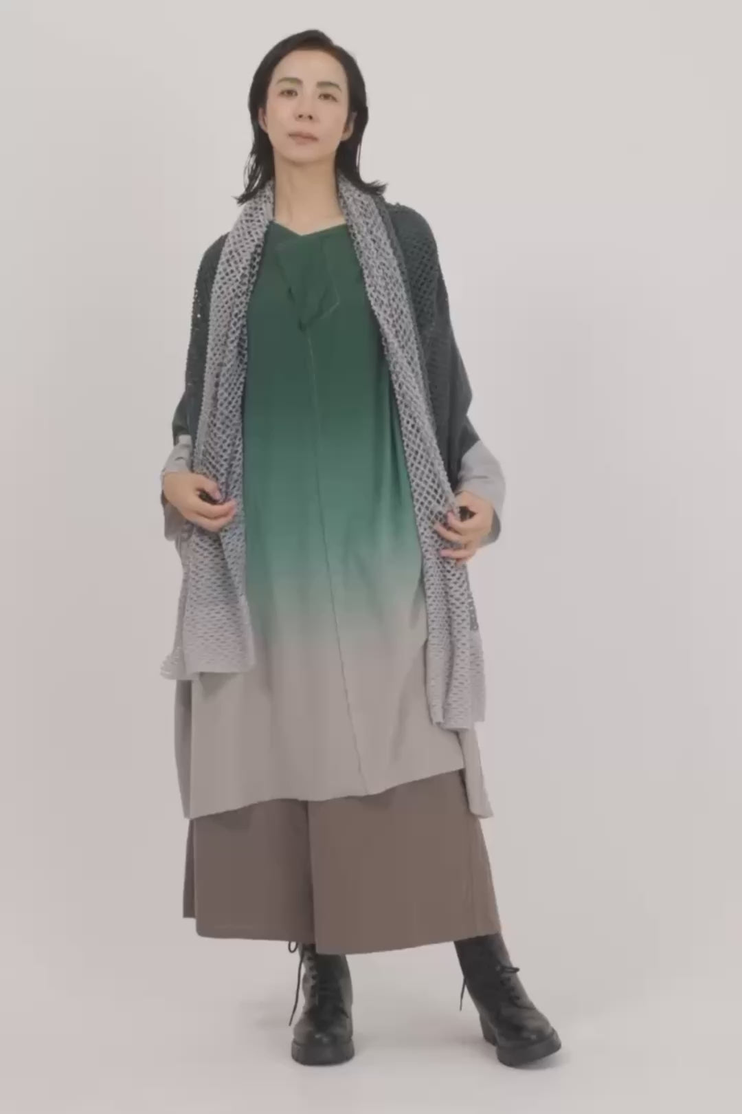 CROPPED SHOLDER ONE PIECE［COTTON］