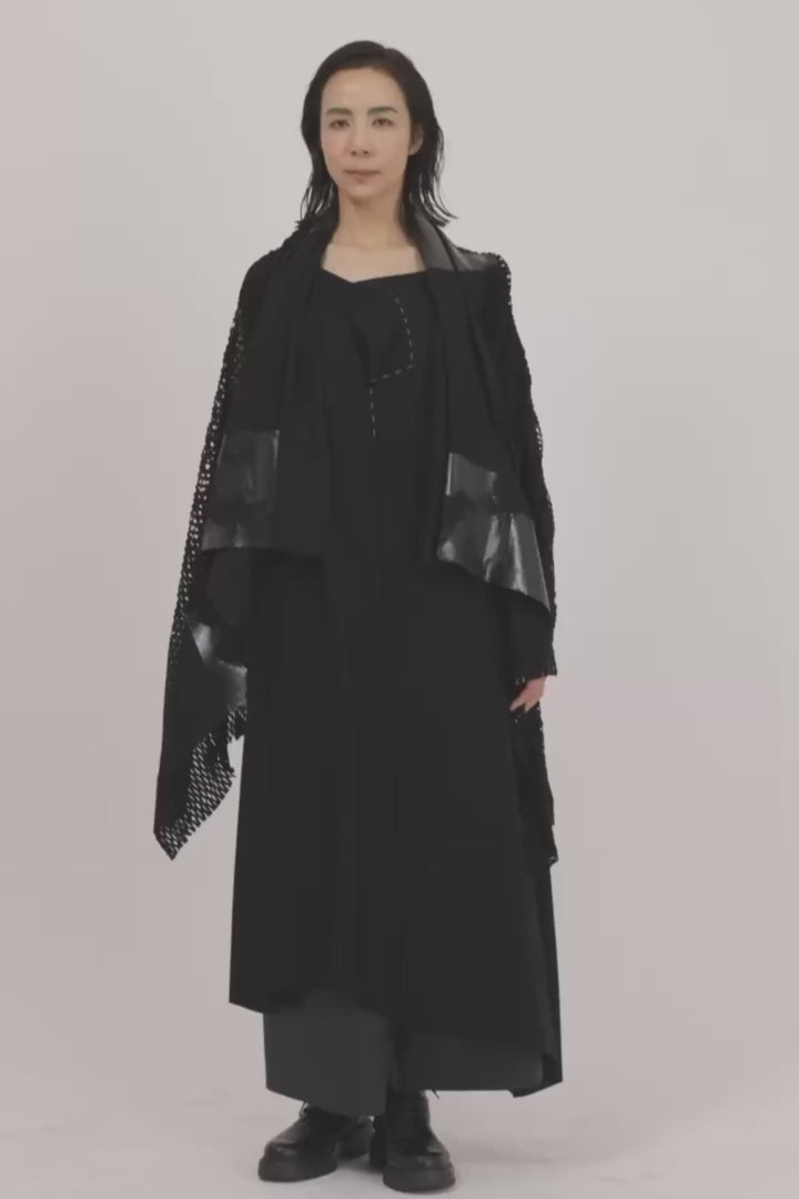 CROPPED SHOULDER ONE PIECE［WOOL］