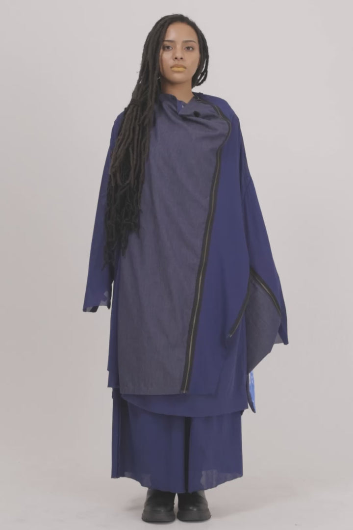 COAT STOLE + CUSHION COVER (KIMONO SLEEVE)-ONE OF A KIND