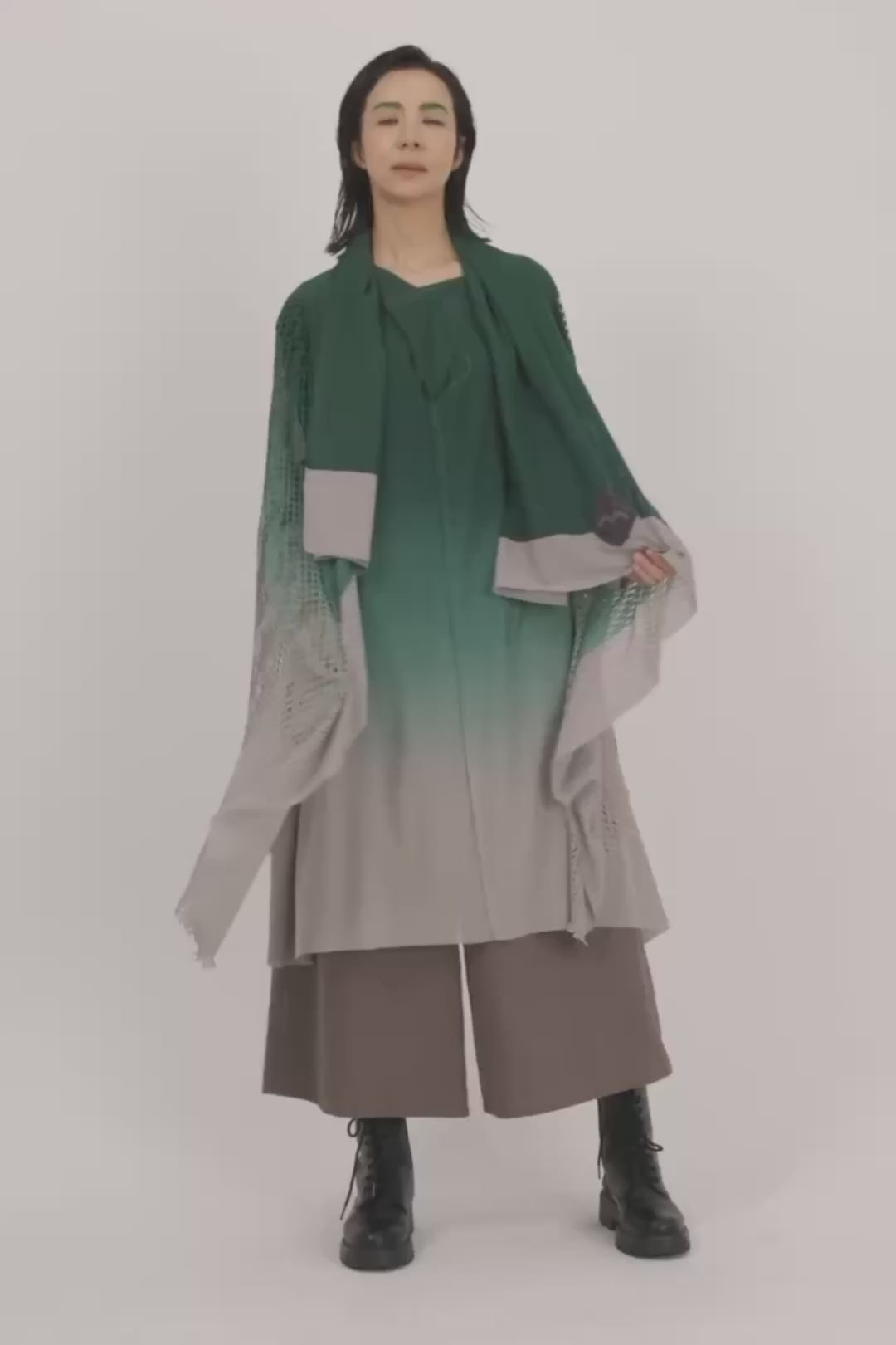 PLAIN CORNICE STOLE［COTTON］GRADATION