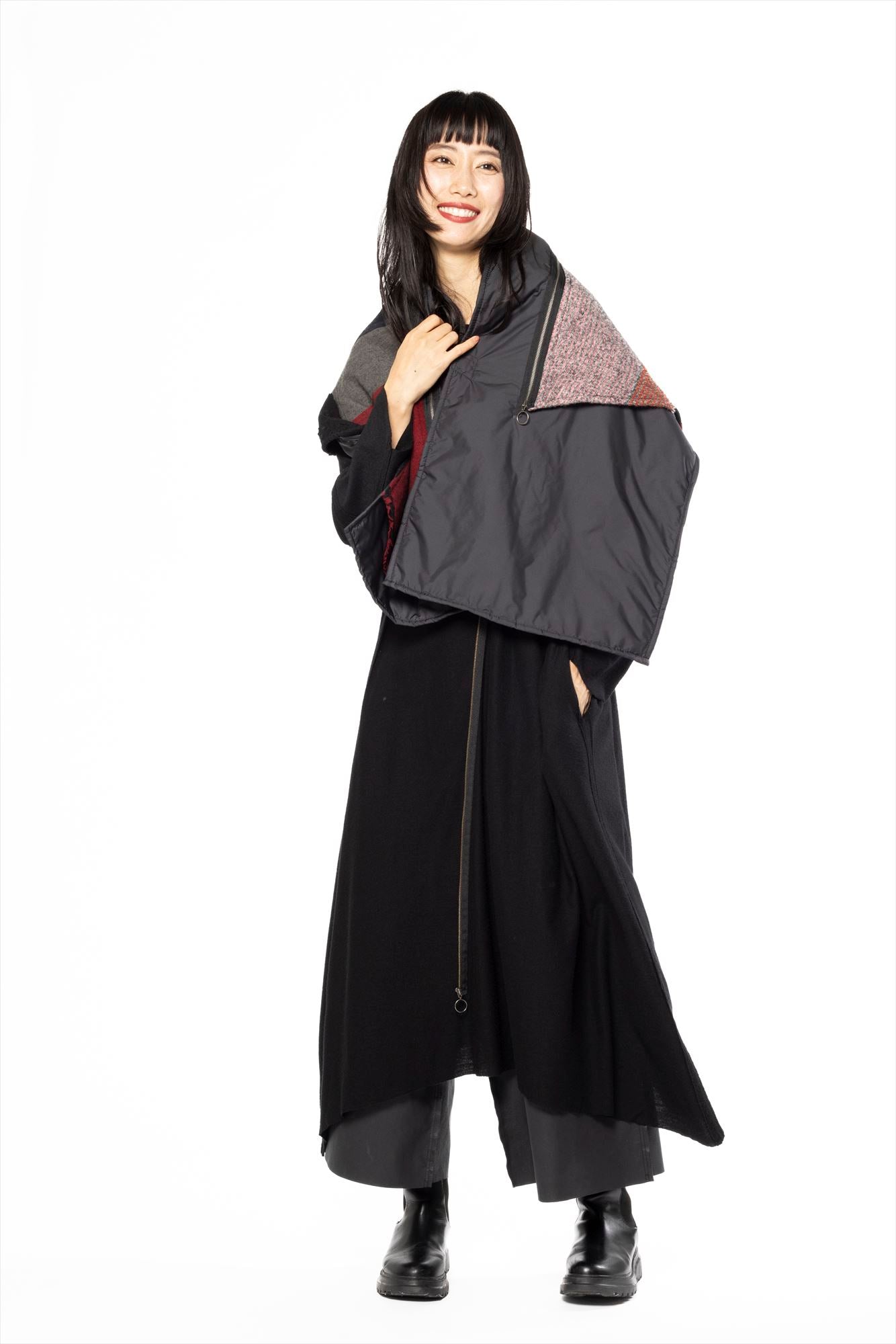 ZIP QUILTING CAPE