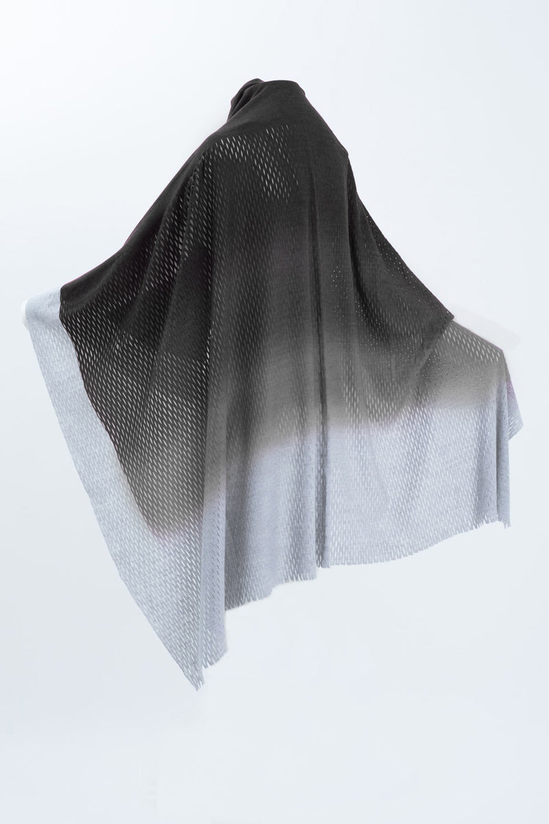 PLAIN CORNICE STOLE［WOOL］SINGLE GRADATION